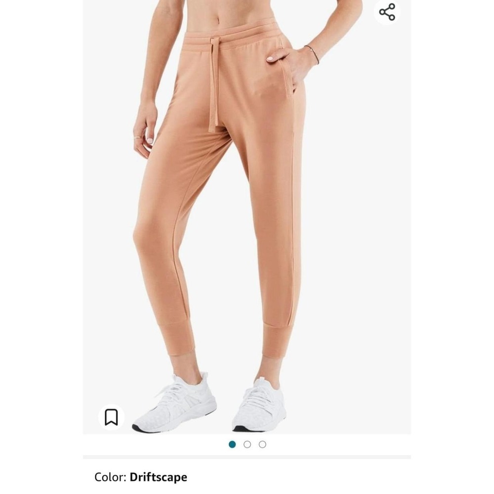 Women's Fabletics lux fabric jogger pants size m medium
